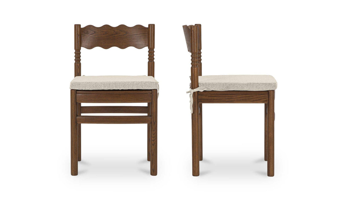 Sai Brown Dining Chair Light (Set of 2) - Ornate Home