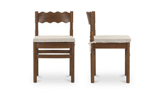 Sai Brown Dining Chair Light (Set of 2) - Ornate Home