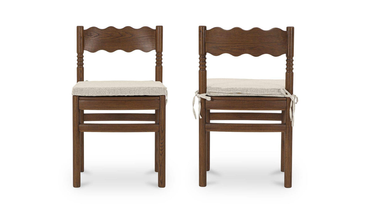 Sai Brown Dining Chair Light (Set of 2) - Ornate Home