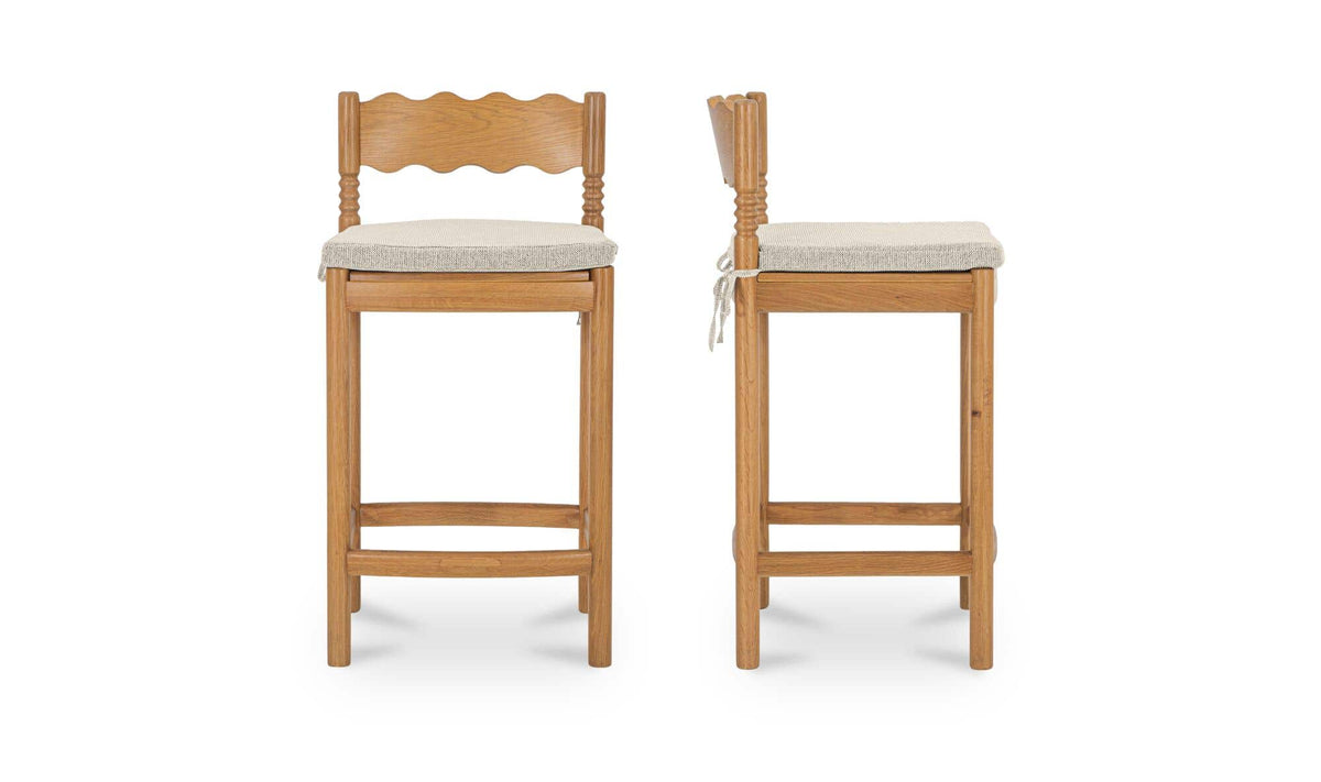 Sai Natural Counter Stool - Ornate Home