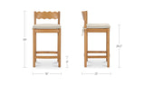 Sai Natural Counter Stool - Ornate Home