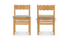 Sai Natural Dining Chair (Set of 2) - Ornate Home