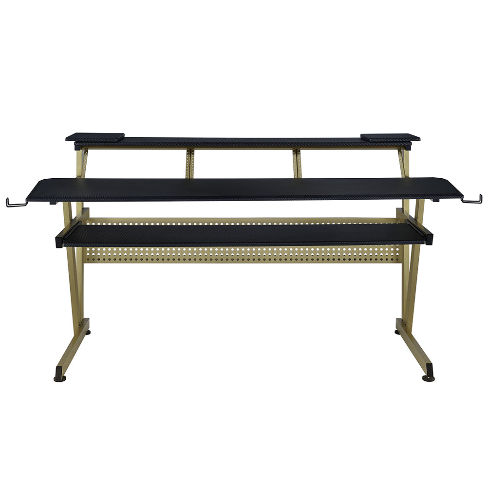 Saida Black Music Desk - Ornate Home