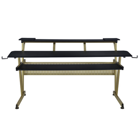 Saida Black Music Desk - Ornate Home