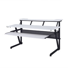 Saida White Music Desk - Ornate Home