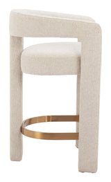 Saiko Beige Barstool - Ornate Home