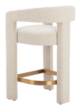 Saiko Beige Barstool - Ornate Home