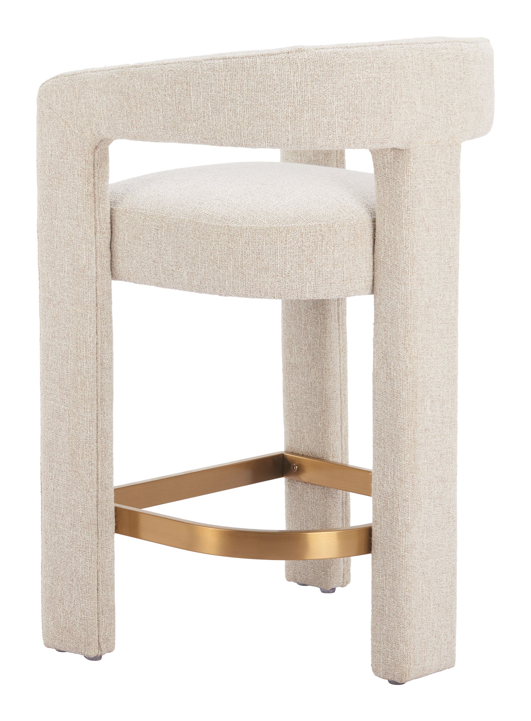 Saiko Beige Barstool - Ornate Home
