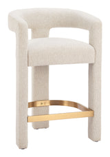 Saiko Beige Barstool - Ornate Home