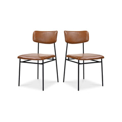 Sailor Brown Dining Chair (Set of 2) - Ornate Home