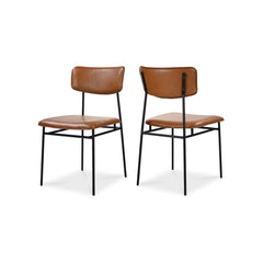 Sailor Brown Dining Chair (Set of 2) - Ornate Home