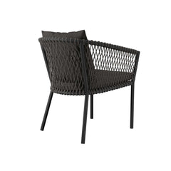 Sailor Charcoal Outdoor Patio Dining Armchair - Ornate Home