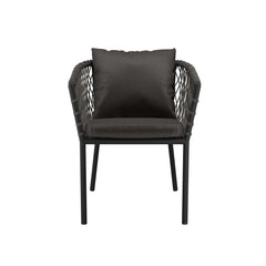 Sailor Charcoal Outdoor Patio Dining Armchair - Ornate Home
