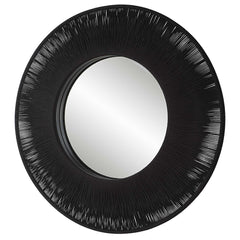 Sailor's Knot Black Round Mirror - Ornate Home