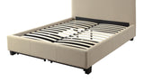 Saint Pierre Upholstered Platform Storage Bed in Toast Linen - Ornate Home