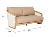 Sakina Brown Sofa