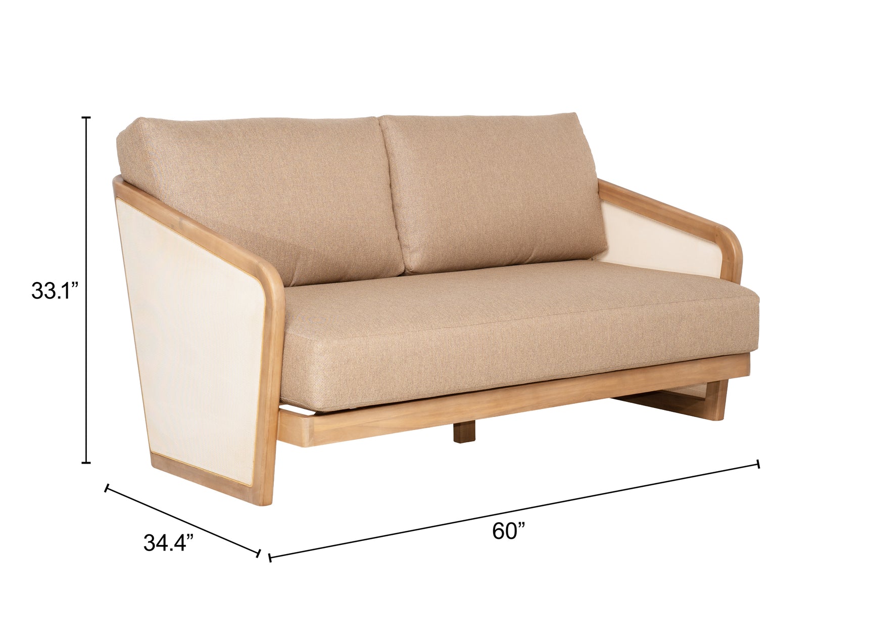 Sakina Brown Sofa