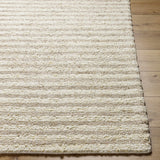 Saku Cream Striped Wool Rug - Clearance - Ornate Home