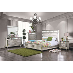 Salamanca Silver Queen Bed - Ornate Home