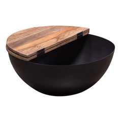 Salem Round Drum Coffee Table - Ornate Home