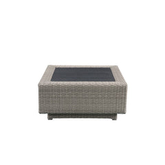 Salena Beige/Gray Patio Sectional w/ Cocktail Table - Ornate Home