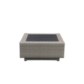 Salena Beige/Gray Patio Sectional w/ Cocktail Table - Ornate Home