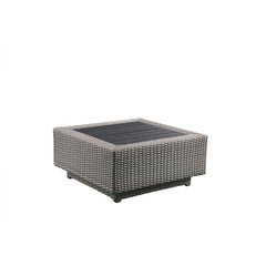 Salena Beige/Gray Patio Sectional w/ Cocktail Table - Ornate Home