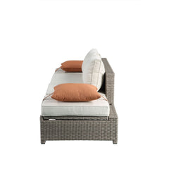 Salena Patio Sofa w/ Ottoman 2pc Set - Ornate Home