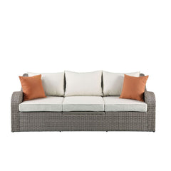 Salena Sectional Sofa w/ Hidden Lift Table & 2 Ottomans - Ornate Home