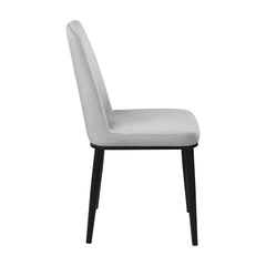 Salerno Beige/Black Side Chair (Set of 2) - Ornate Home