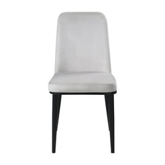 Salerno Beige/Black Side Chair (Set of 2) - Ornate Home