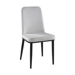 Salerno Beige/Black Side Chair (Set of 2) - Ornate Home