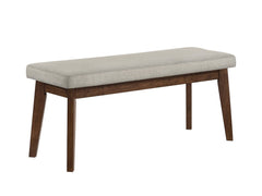 Salerno Beige/Brown Bench - Ornate Home