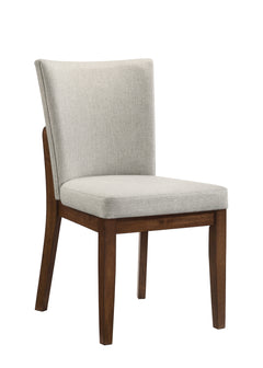 Salerno Walnut/Beige Dining Set - Ornate Home