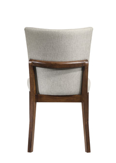 Salerno Walnut/Beige Dining Set - Ornate Home