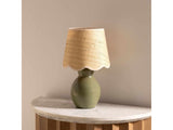 Salgareda Green Rattan Table Lamp - Ornate Home