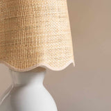 Salgareda Grey Ceramic Table Lamp - Ornate Home
