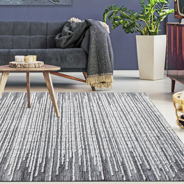 Salida Gray Wool 8 X 10 Rug - Ornate Home