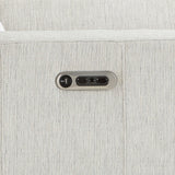 Salida White Power Double Reclining Sofa - Ornate Home