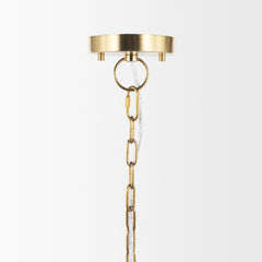 Saliha Brass Cane Metal Pendant Light - Ornate Home