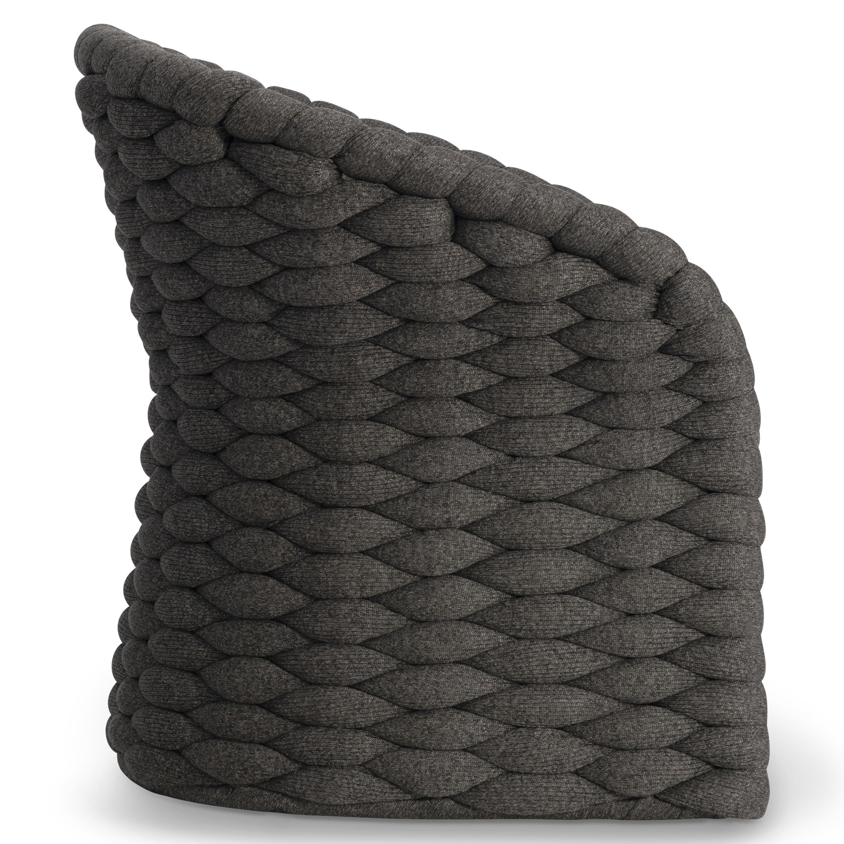 Salinas Dark Umber/White/Cream Arm Chair - Ornate Home