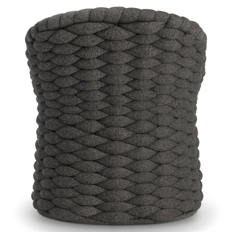 Salinas Dark Umber/White/Cream Arm Chair - Ornate Home