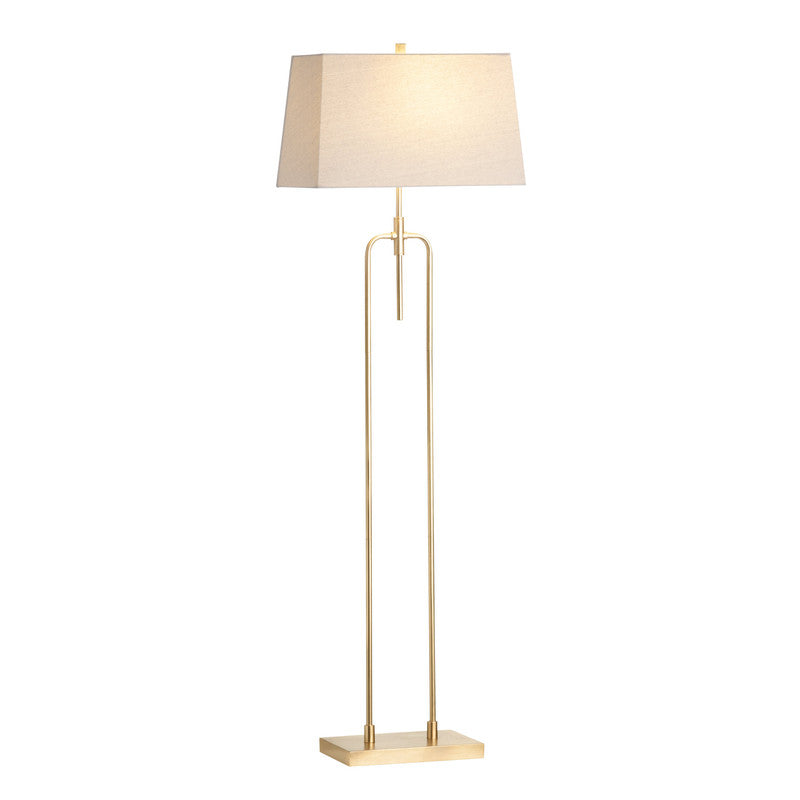 Salinas Gold Floor Lamp - Ornate Home