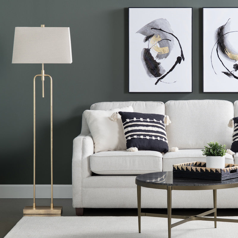 Salinas Gold Floor Lamp - Ornate Home