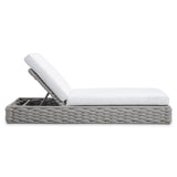Salinas Gray Outdoor Chaise - Ornate Home
