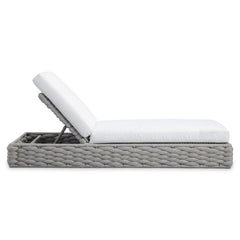 Salinas Gray Outdoor Chaise - Ornate Home