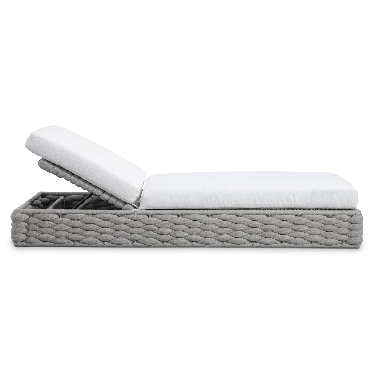 Salinas Gray Outdoor Chaise - Ornate Home