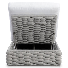 Salinas Gray Outdoor Chaise - Ornate Home
