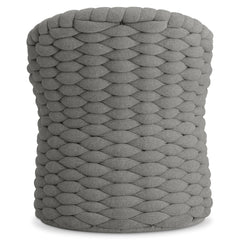 Salinas Nordic Grey/White/Cream Arm Chair - Ornate Home