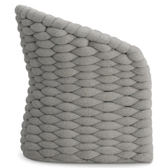Salinas Nordic Grey/White/Cream Arm Chair - Ornate Home
